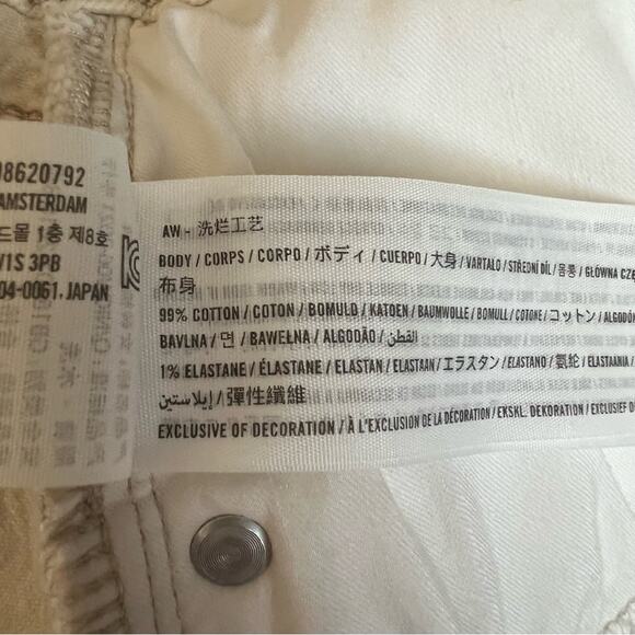 Abercrombie & Fitch Women’s The 90s Straight Ultra High Rise White Jeans 14 Long - Picture 10 of 12